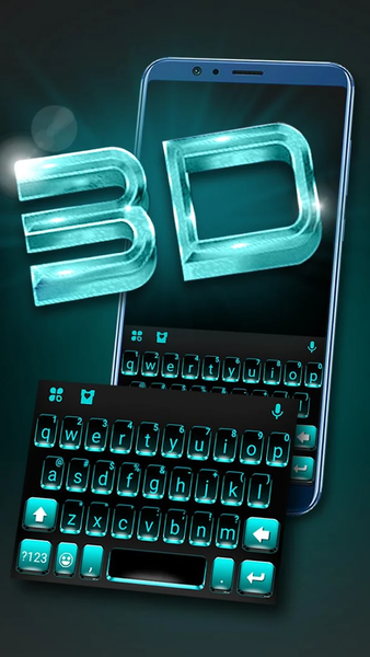 Next Tech 3d Keyboard Theme - عکس برنامه موبایلی اندروید