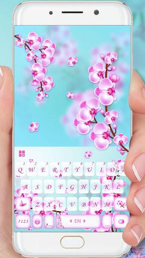 Orchid Flowers Theme - Image screenshot of android app