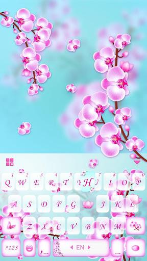 Orchid Flowers Theme - Image screenshot of android app