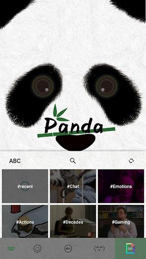 Cute Panda Keyboard Theme - عکس برنامه موبایلی اندروید