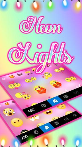 Party Lights Keyboard Theme - عکس برنامه موبایلی اندروید