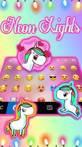 Party Lights Keyboard Theme - عکس برنامه موبایلی اندروید
