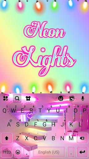 Party Lights Keyboard Theme - عکس برنامه موبایلی اندروید