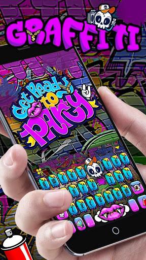 Party Graffiti Theme - Image screenshot of android app
