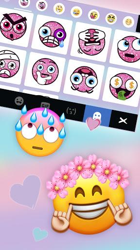 3D Pink Cute Hippo Theme - Image screenshot of android app