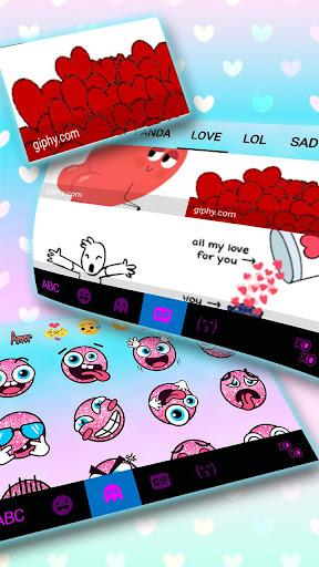 Pastel Hearts Theme - عکس برنامه موبایلی اندروید