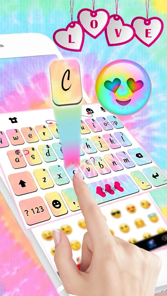 Pastel Tie Dye Theme - عکس برنامه موبایلی اندروید