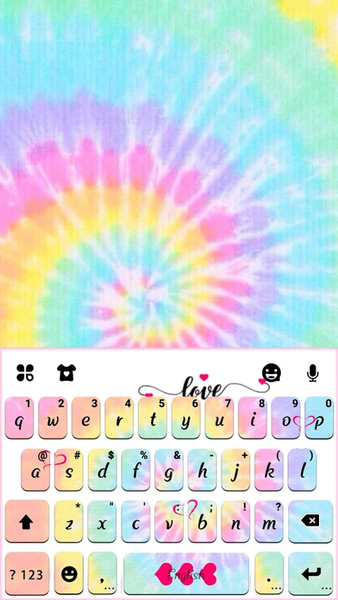 Pastel Tie Dye Theme - عکس برنامه موبایلی اندروید
