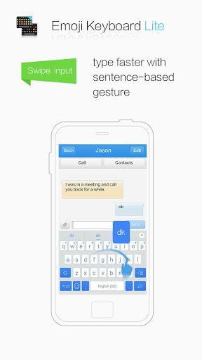 ۲۰۱۸Emoji Keyboard 😂 Emoticons Lite -sticker&gif - عکس برنامه موبایلی اندروید