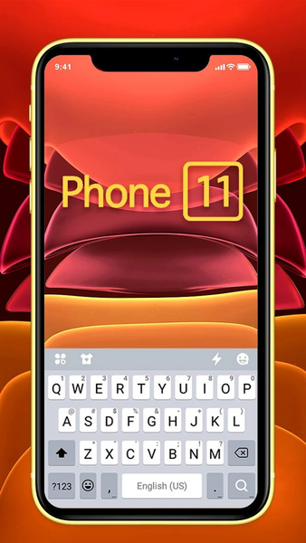 Phone11 Keyboard Theme - عکس برنامه موبایلی اندروید