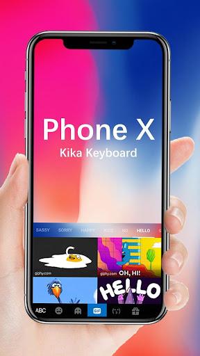 Keyboard for Phone X - عکس برنامه موبایلی اندروید