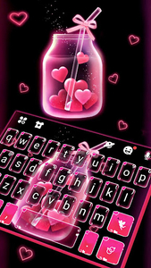 Neon Keyboard- White And Black Neon Free Download