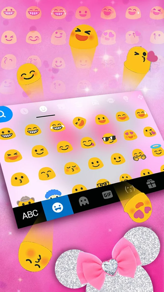 Pink Minny Bow Theme - عکس برنامه موبایلی اندروید
