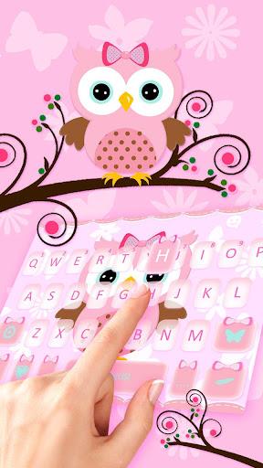Pink Owl Theme - عکس برنامه موبایلی اندروید
