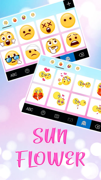 Pink Pedals Keyboard Theme - Image screenshot of android app