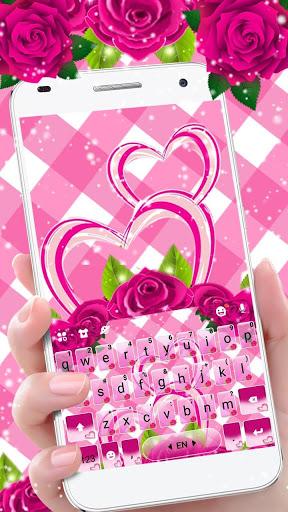 Pink Roses Theme - Image screenshot of android app