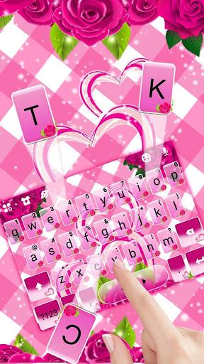 Pink Roses Theme - Image screenshot of android app