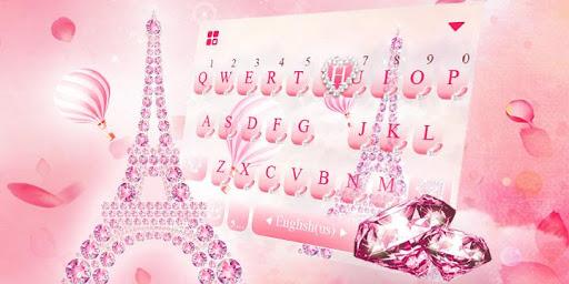 Pink Diamond Paris Themes - Image screenshot of android app