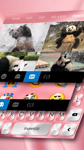 Pink Silk Keyboard Theme - عکس برنامه موبایلی اندروید
