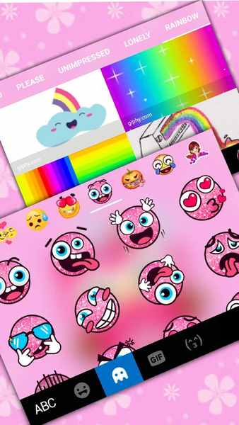 Pinky Owl Keyboard Theme - Image screenshot of android app