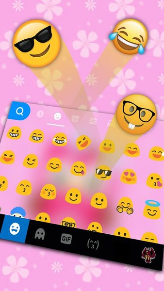 Pinky Owl Keyboard Theme - Image screenshot of android app