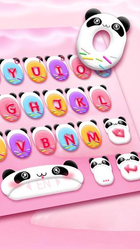 Pinky Panda Donuts Themes - Image screenshot of android app