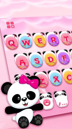 Pinky Panda Donuts Themes - Image screenshot of android app
