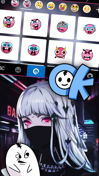 Punk Cool Girl Theme - عکس برنامه موبایلی اندروید