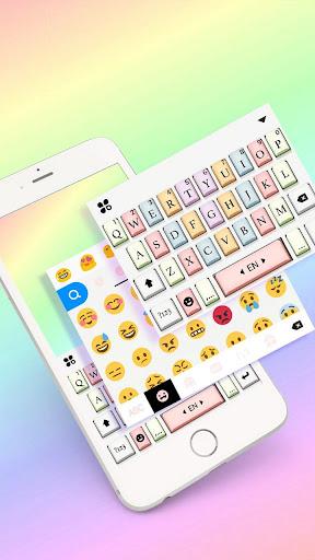 Rainbow Cherry Mx Keyboard Theme - Image screenshot of android app