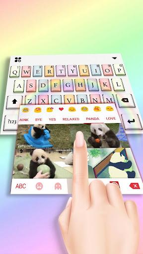 Rainbow Cherry Mx Keyboard Theme - عکس برنامه موبایلی اندروید
