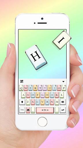 Rainbow Cherry Mx Keyboard Theme - Image screenshot of android app