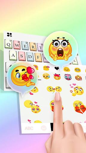 Rainbow Cherry Mx Keyboard Theme - عکس برنامه موبایلی اندروید
