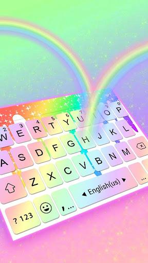 Rainbow Fonts word Keyboard Th - Image screenshot of android app