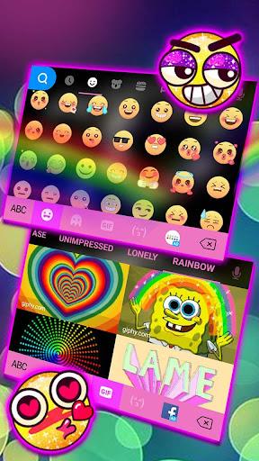 Rainbow Love Fonts Keyboard - عکس برنامه موبایلی اندروید