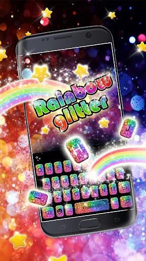 Rainbow Glisten Theme - Image screenshot of android app