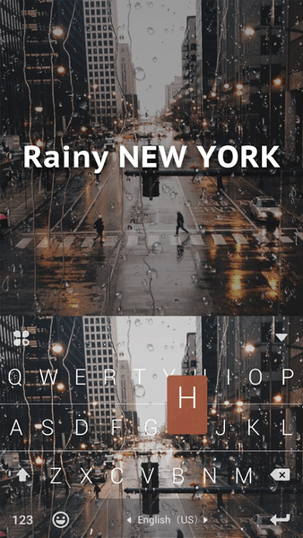RainyNewYork Theme - Image screenshot of android app