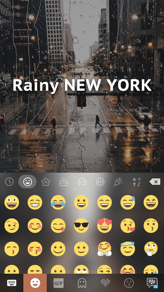 RainyNewYork Theme - Image screenshot of android app