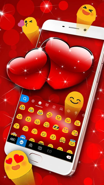 Red love Theme - Image screenshot of android app