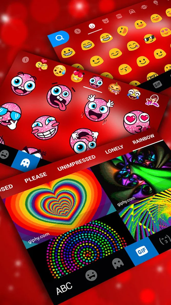 Red love Theme - Image screenshot of android app