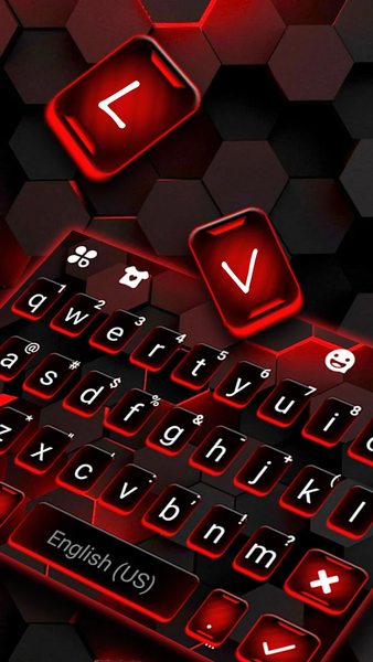 Red Tech 2 Theme - Image screenshot of android app