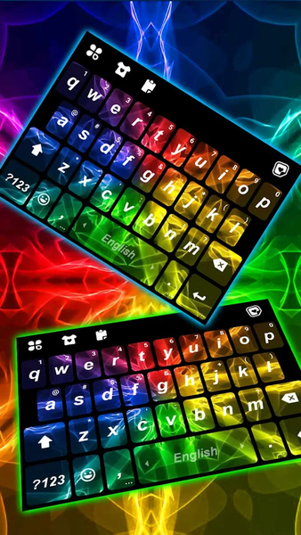 RGB Geometric Colors Theme - Image screenshot of android app