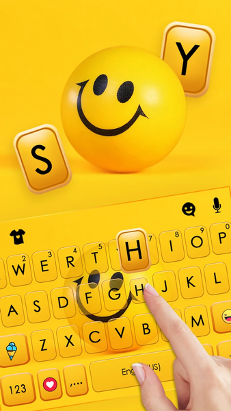 Rolling Happy Emoji Theme - عکس برنامه موبایلی اندروید