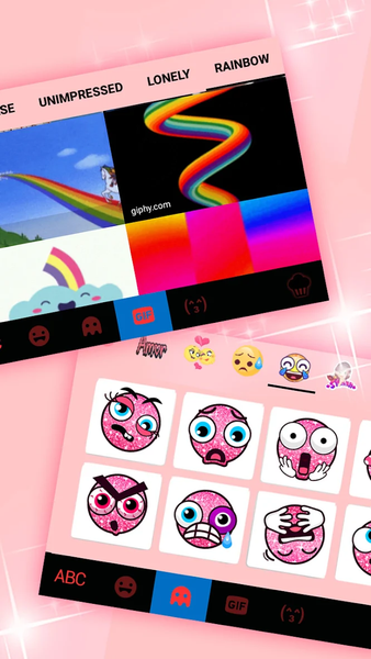 Rose Gold Eyelashes Theme - Image screenshot of android app