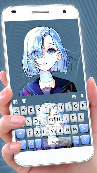 Sailor Anime Girl Keyboard Theme - Image screenshot of android app