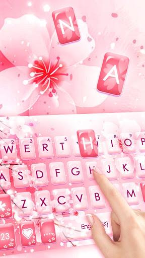 Sakura Blossom Keyboard Theme - عکس برنامه موبایلی اندروید