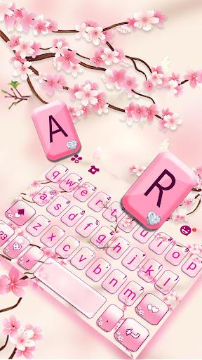 Sakura Blossom 2 Keyboard Theme - عکس برنامه موبایلی اندروید