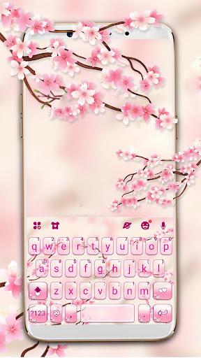 Sakura Blossom 2 Keyboard Theme - عکس برنامه موبایلی اندروید