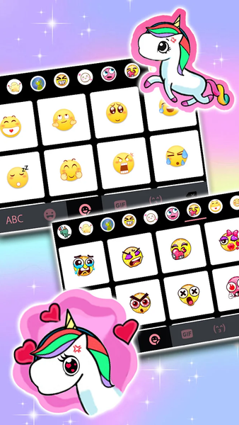 Shiny Rainbow Button Theme - عکس برنامه موبایلی اندروید
