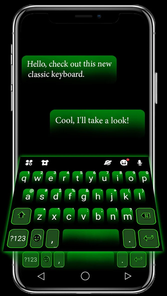 Simple Green Theme - Image screenshot of android app