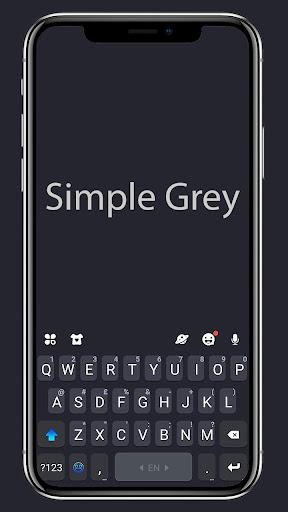 Simple Grey Theme - عکس برنامه موبایلی اندروید